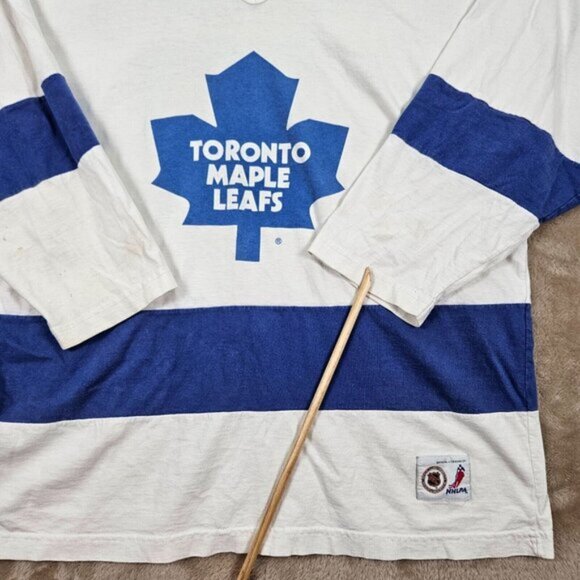 Vintage Toronto Maple Leafs Shirt Doug Gilmour #93 Men's Size XL Long Sleeve NHL - Picture 4 of 16
